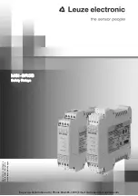 Leuze electronic MSI-SR5B Series Manual preview