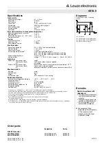 Предварительный просмотр 2 страницы Leuze electronic ODSL 8 Series Quick Start Manual