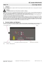 Preview for 3 page of Leuze electronic OPSL 775 Manual