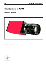 Leuze electronic Smartcamera redCAM General Manual preview