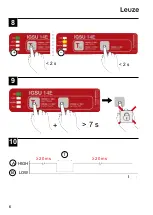 Предварительный просмотр 6 страницы Leuze 50142870 Instruction Manual