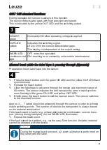 Предварительный просмотр 7 страницы Leuze 50142875 Manual