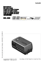 Preview for 1 page of Leuze BCL 900i Manual