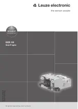 Preview for 1 page of Leuze DCR 50 Operating Instructions Manual