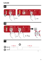 Предварительный просмотр 5 страницы Leuze GSX14E Manual