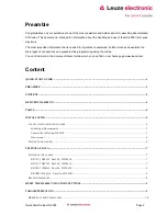 Preview for 2 page of Leuze HS 6508 Quick Start Manual