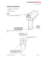 Предварительный просмотр 4 страницы Leuze HS 6578 Quick Start Manual