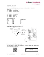 Предварительный просмотр 13 страницы Leuze HS 6578 Quick Start Manual