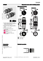 Предварительный просмотр 1 страницы Leuze HTU330 Series Manual