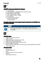 Preview for 12 page of Leuze MLDSET-M1 Manual