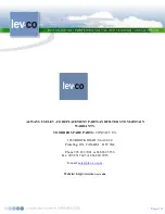 Preview for 2 page of lev-co Multi-flex Owner'S Manual