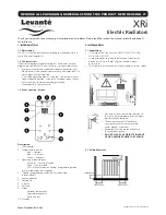 Preview for 2 page of Levante XRi SERIES Operation Manual