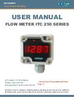 Level Pro ITC 250 SERIES User Manual preview