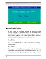 Preview for 40 page of LevelOne 10/100M 32bit Fast Ethernet PC card User Manual