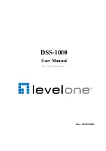 LevelOne DSS-1000 User Manual preview