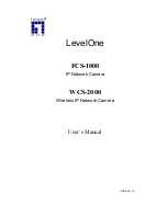 LevelOne FCS-1000 User Manual preview