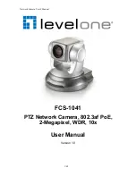 LevelOne FCS-1041 User Manual preview