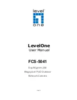 Предварительный просмотр 1 страницы LevelOne FCS-5041 User Manual