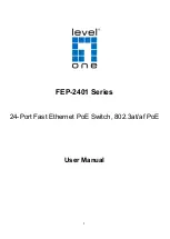 LevelOne FEP-2401 Series User Manual предпросмотр