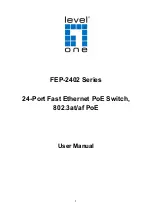 Предварительный просмотр 1 страницы LevelOne FEP-2402 Series User Manual