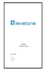 LevelOne FGP-1031 Manual preview