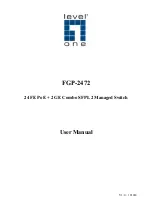 Предварительный просмотр 1 страницы LevelOne FGP-2472 User Manual