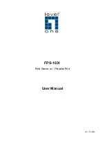 Предварительный просмотр 1 страницы LevelOne FPS-1031 User Manual