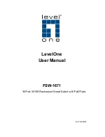 Предварительный просмотр 1 страницы LevelOne FSW-1671 User Manual