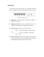 Предварительный просмотр 7 страницы LevelOne FSW-2106 User Manual