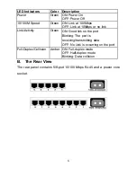 Предварительный просмотр 6 страницы LevelOne FSW-2205TX User Manual