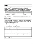 Предварительный просмотр 8 страницы LevelOne FSW-2411TX User Manual