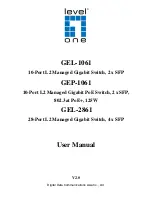 Предварительный просмотр 1 страницы LevelOne GEL-1061 User Manual