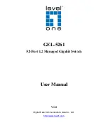 Предварительный просмотр 1 страницы LevelOne GEL-5261 User Manual