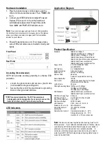 Предварительный просмотр 2 страницы LevelOne GEP-1022 User Manual