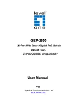 Предварительный просмотр 1 страницы LevelOne GEP-2650 User Manual