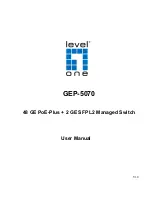 Preview for 1 page of LevelOne GEP-5070 User Manual