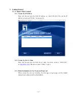 Предварительный просмотр 11 страницы LevelOne GNS-1001 User Manual