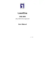 LevelOne GNS-4000 User Manual preview