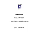 LevelOne GNS-8000A User Manual preview