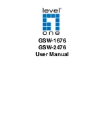 LevelOne GSW-1676 User Manual предпросмотр