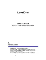 LevelOne GSW-2490TXM Manual предпросмотр