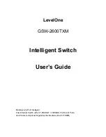 Предварительный просмотр 1 страницы LevelOne GSW-2600TXM User Manual