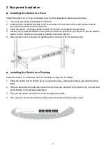 Предварительный просмотр 4 страницы LevelOne GTL-2872 Quick Installation Manual