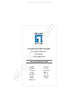 Preview for 1 page of LevelOne GTL-2880 Quick Installation Manual