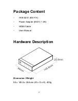 Предварительный просмотр 3 страницы LevelOne HVE-0201 User Manual