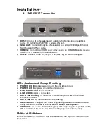 Preview for 8 page of LevelOne HVE-6501R User Manual