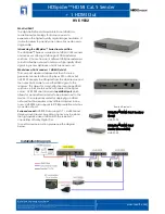 LevelOne HVE-9001 Brochure & Specs предпросмотр