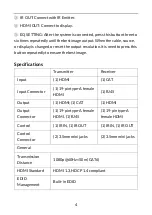 Preview for 4 page of LevelOne HVE-9006 User Manual