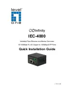 LevelOne IEC-4000 Quick Installation Manual preview