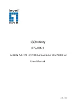 Предварительный просмотр 1 страницы LevelOne IES-0853 User Manual